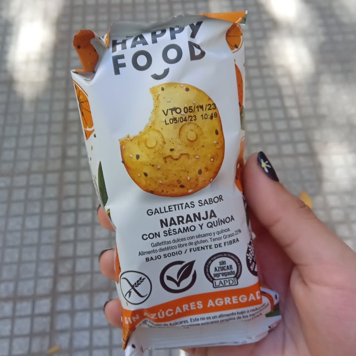 photo of Happy Food galletitas sabor naranja shared by @veganicz on  16 Jul 2023 - review
