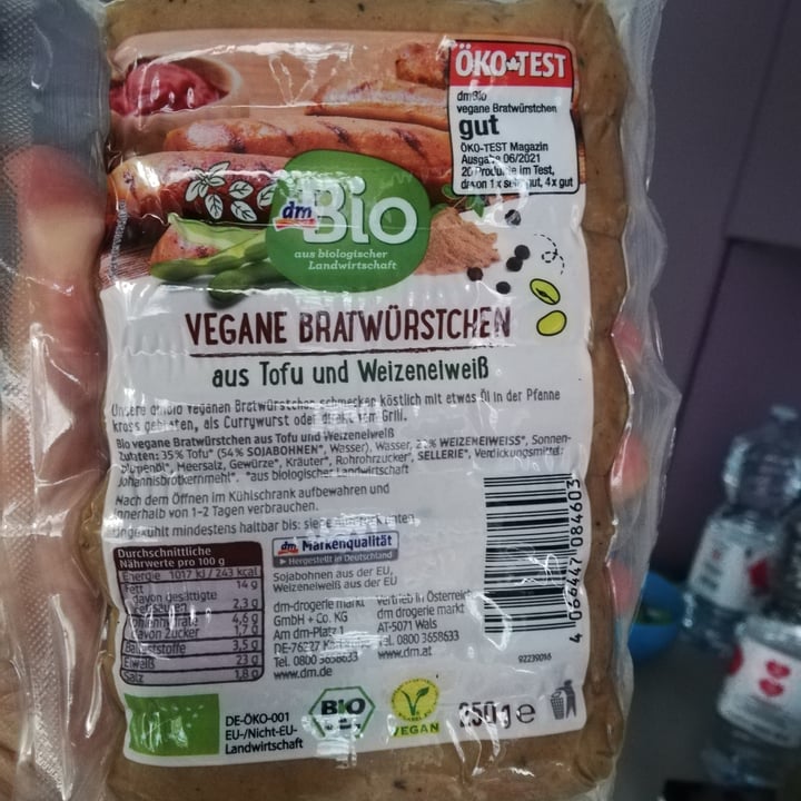 photo of dmBio vegan bratwurstchen shared by @cristina71 on  28 May 2023 - review
