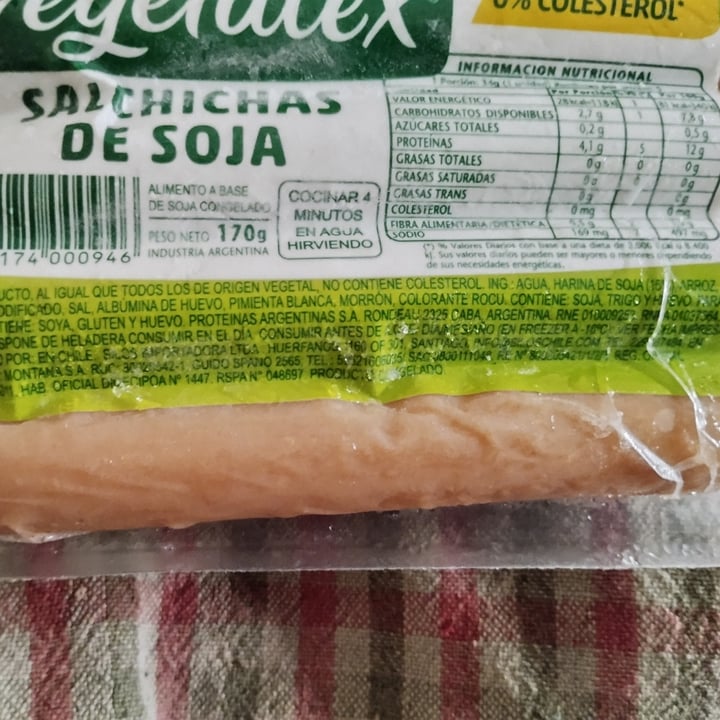photo of Vegetalex Salchicha De Soja shared by @emilcesq on  05 Mar 2023 - review