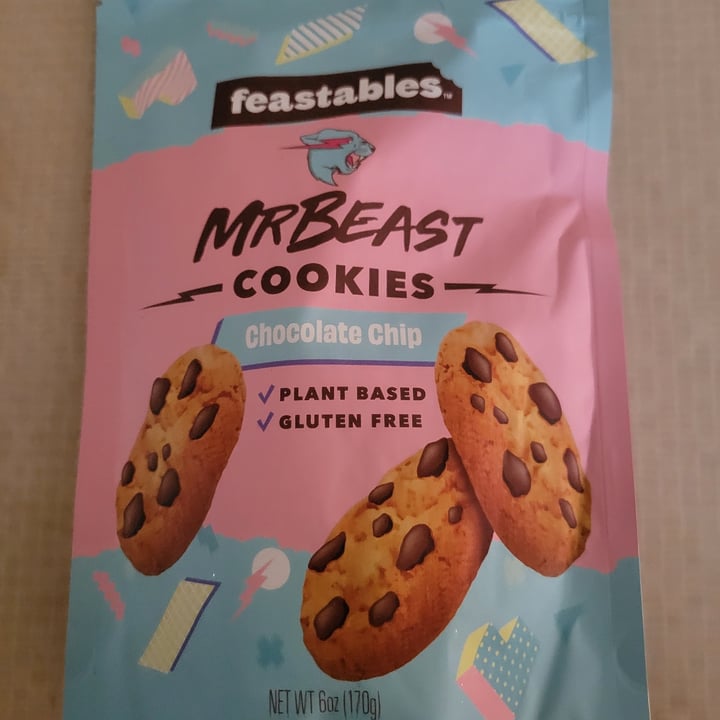 photo of Feastables MrBeast Cookies Chocolate Chip shared by @bethanykenyon on  12 Apr 2023 - review