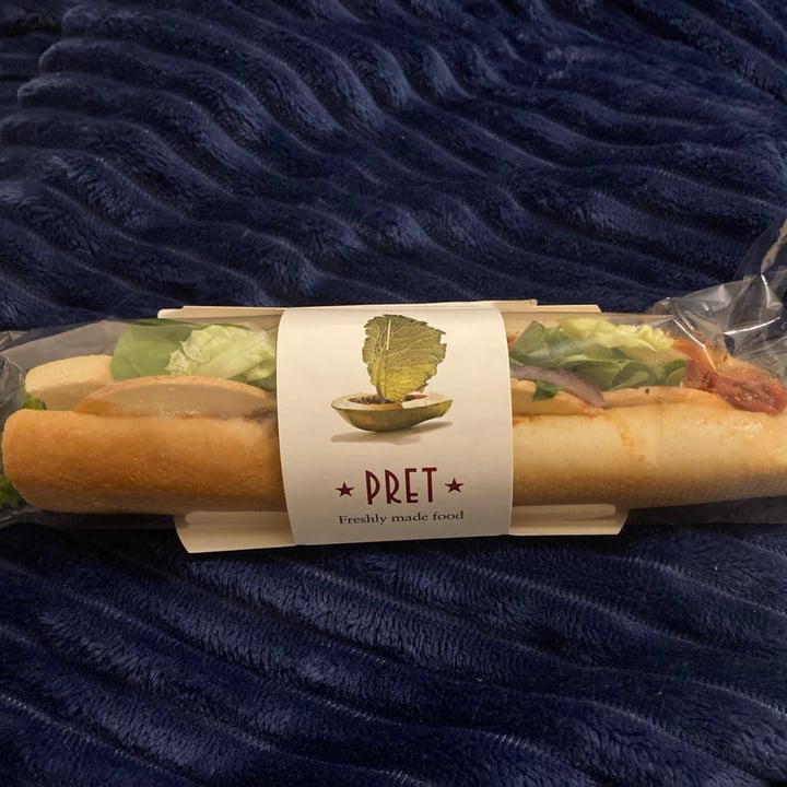 photo of Pret A Manger Plant Ploughmans Baguette shared by @giuliacantamessi on  10 Feb 2023 - review