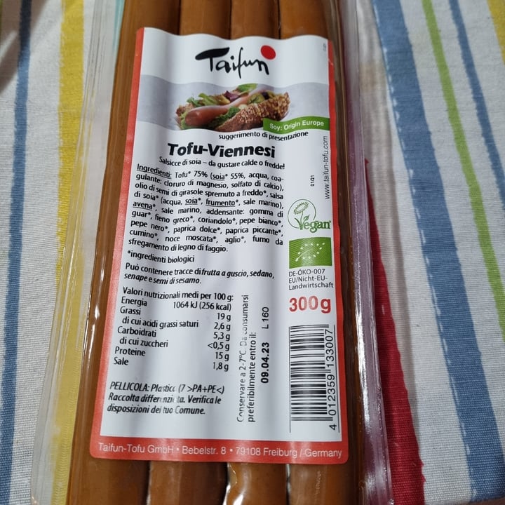 photo of Taifun Tofu Wurstel shared by @francy82 on  03 Feb 2023 - review