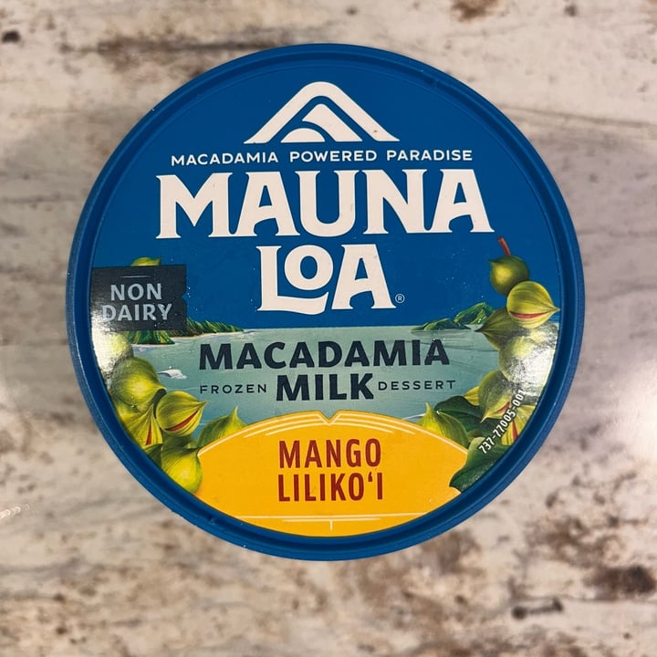 photo of Mauna Loa Macadamia Milk Mango Liliko’i Frozen Dessert shared by @dianna on  23 Jul 2023 - review