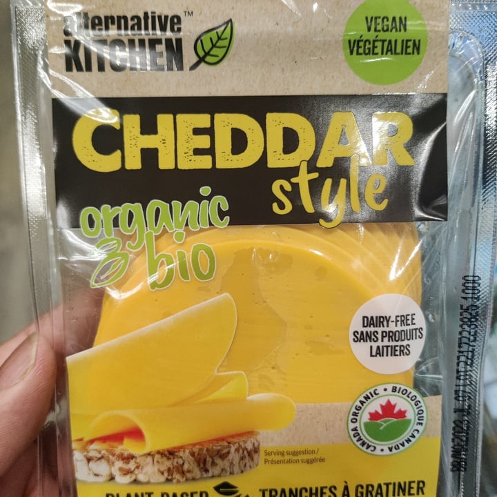 photo of Alternative Kitchen Cheddar Style Melting Slices shared by @jusjag on  18 Mar 2023 - review