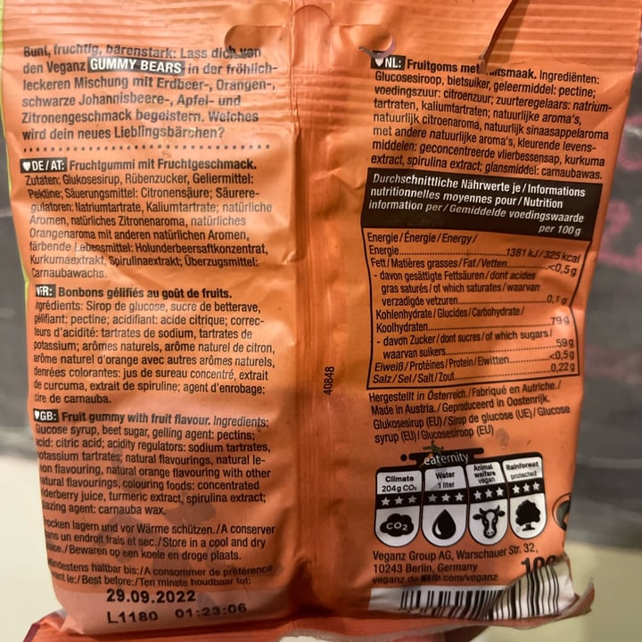 photo of Veganz Gummy Bears shared by @loveg on  15 Feb 2023 - review