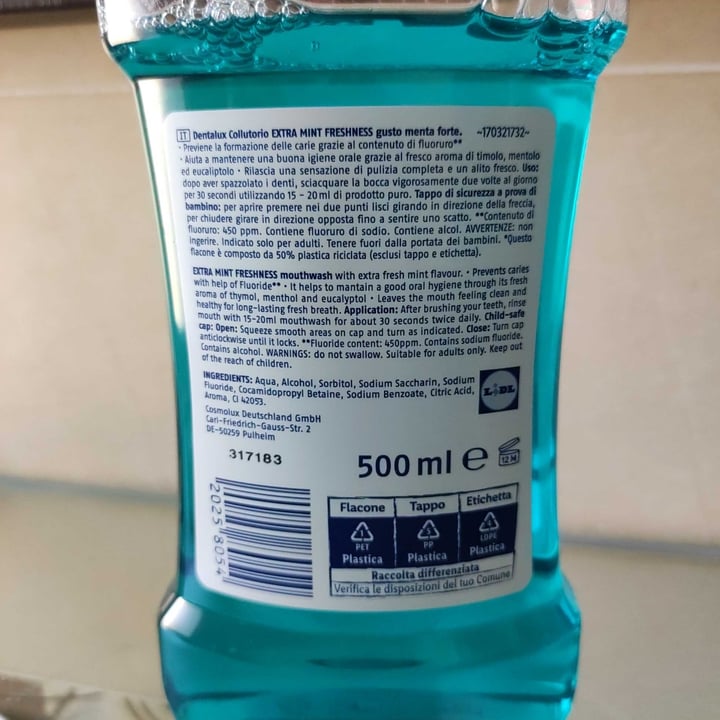 photo of Dentalux Colluttorio extra mint freshness shared by @steffa91 on  28 Jul 2023 - review