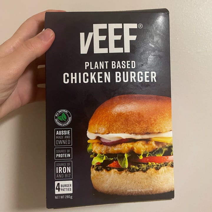 photo of Veef Plant-based Chicken Burger Patties shared by @veggi-bella on  04 Aug 2023 - review