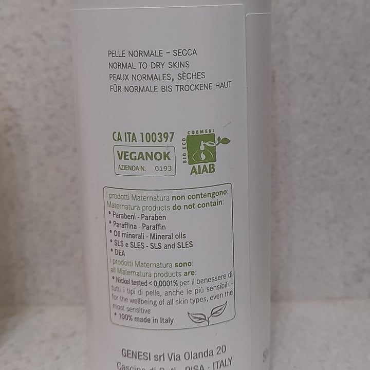 photo of MaterNatura crema viso idratante ai fiori d'arancio shared by @julyhanax on  22 Mar 2023 - review