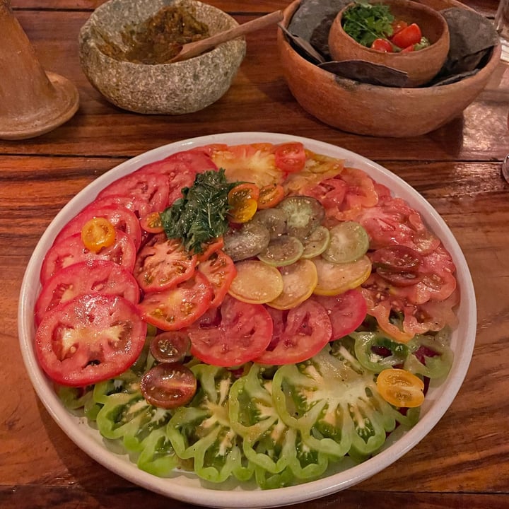 photo of Levadura de Olla Restaurante Oaxacan Native Tomato Dish shared by @megtm on  11 Jun 2023 - review