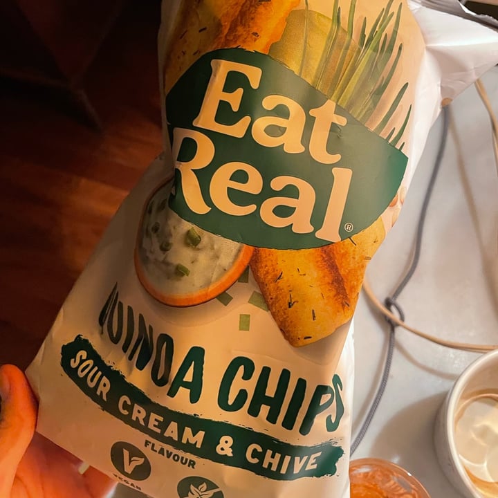 photo of Eat Real Quinoa Chips Sour Cream & Chives shared by @quandleloup on  30 Jan 2023 - review