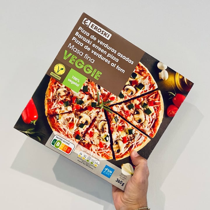 photo of Eroski Bio pizza veggie shared by @mikelpro on  26 May 2023 - review