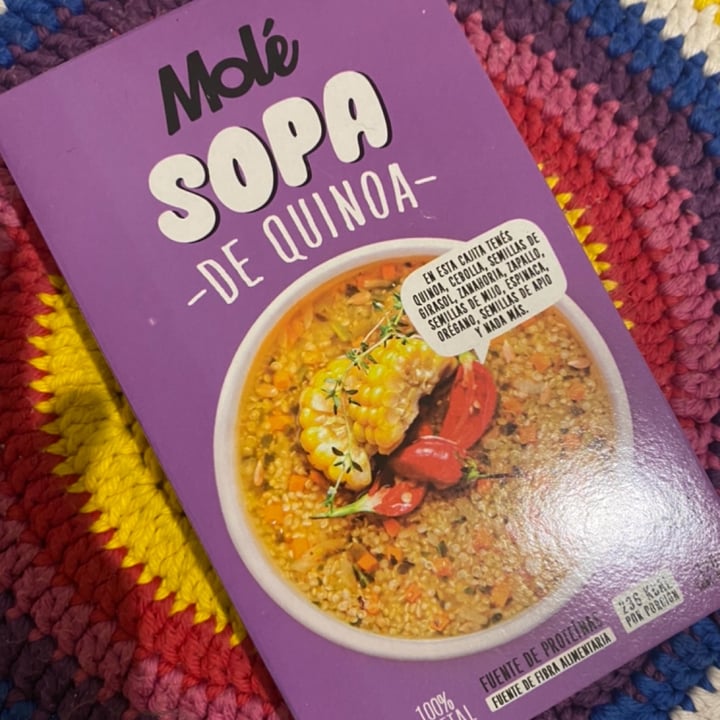 photo of Molé sopa de quinoa shared by @valexika on  15 Jul 2023 - review