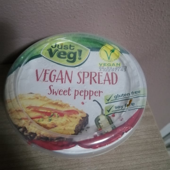photo of Just Veg! (ALDI Italy) Vegan spread sweet pepper shared by @valevalentina on  27 Mar 2023 - review