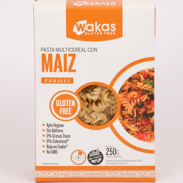 photo of Wakas Pasta Multicereal con Maíz shared by @laraconi on  17 Feb 2023 - review
