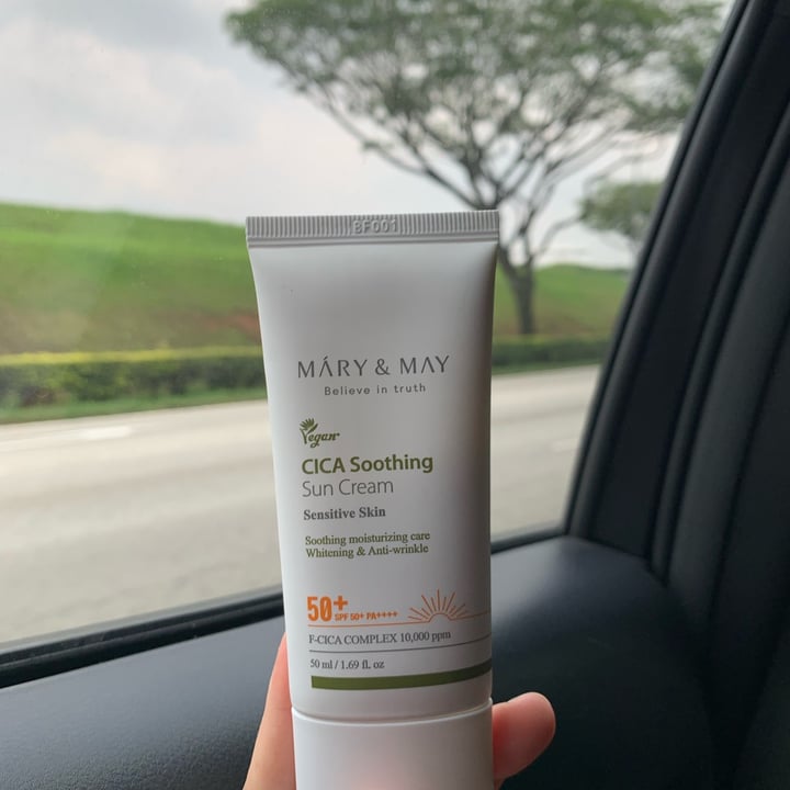 photo of Mary and may Cica Soothing Sun Cream shared by @germbunny on  29 Apr 2023 - review