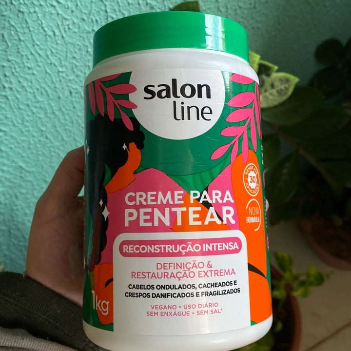photo of Salon line Creme para Pentear Reconstrução Intensa shared by @blessedtiger53 on  23 May 2023 - review
