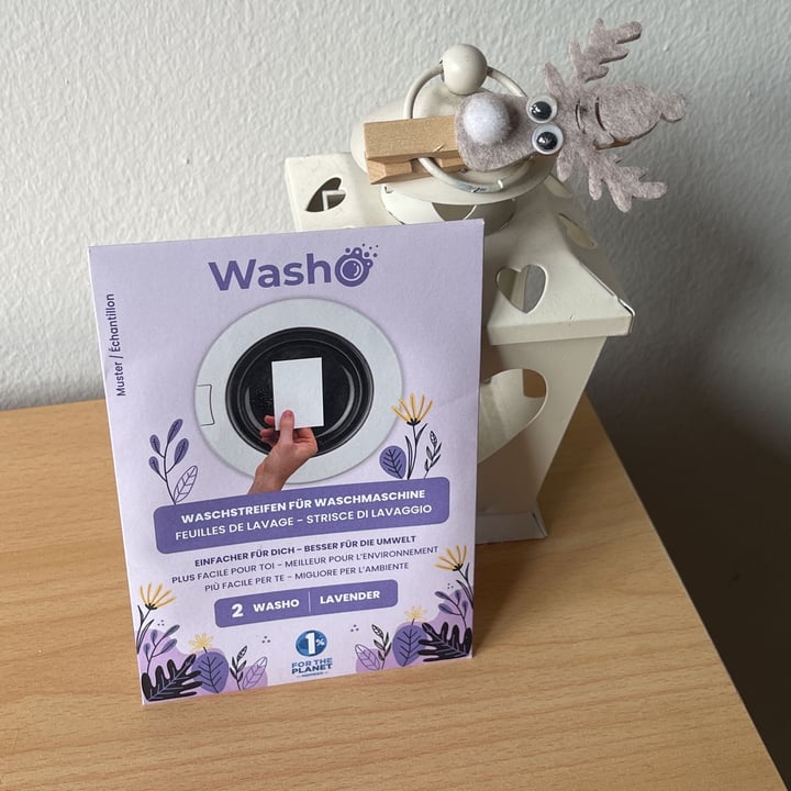 photo of Washo foglietti detersivi lavatrice lavanda shared by @francescalattanzi on  27 Jun 2023 - review