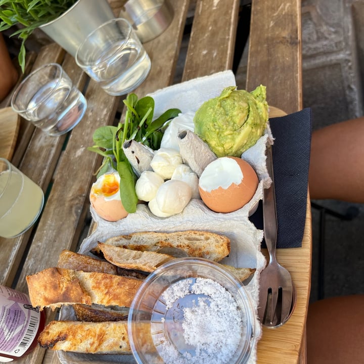 TINK superfood café Slovenia DIPPY EGGS (no salmon/MOZZARELLA) Review