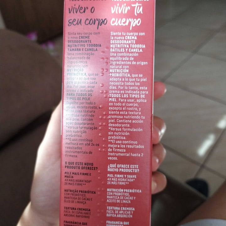 photo of Natura Creme Corporal Tâmara E Canela shared by @samarademoura on  18 May 2023 - review