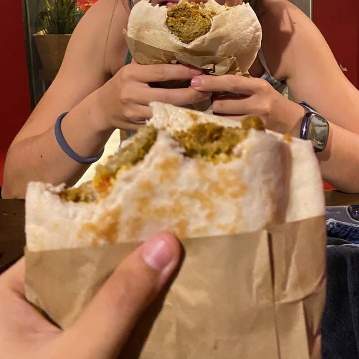 photo of Pita Bakery Pita Falafel Sandwich shared by @grevillarobusta on  20 Mar 2023 - review