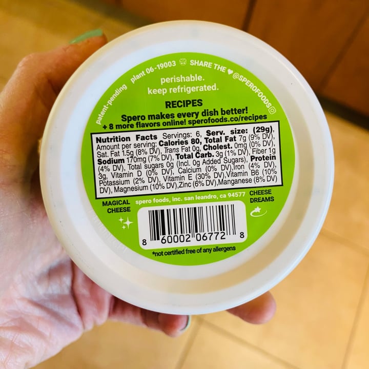 photo of Spero Foods The Herb Cream Cheese shared by @beckyyy on  15 Mar 2023 - review