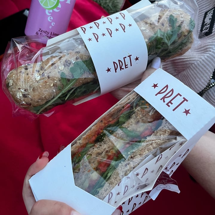 photo of Pret A Manger Vegan Sandwiches shared by @magicvegan on  30 Jul 2023 - review