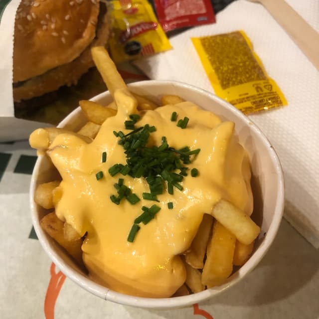Photo of the dish “papas con cheddar”