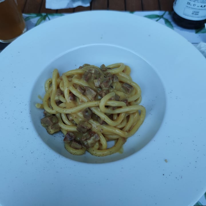 photo of Santa - La Pizza Buona e Giusta Desenzano del Garda Spaghetti Carbonara shared by @juliasuntinger on  18 Jul 2023 - review