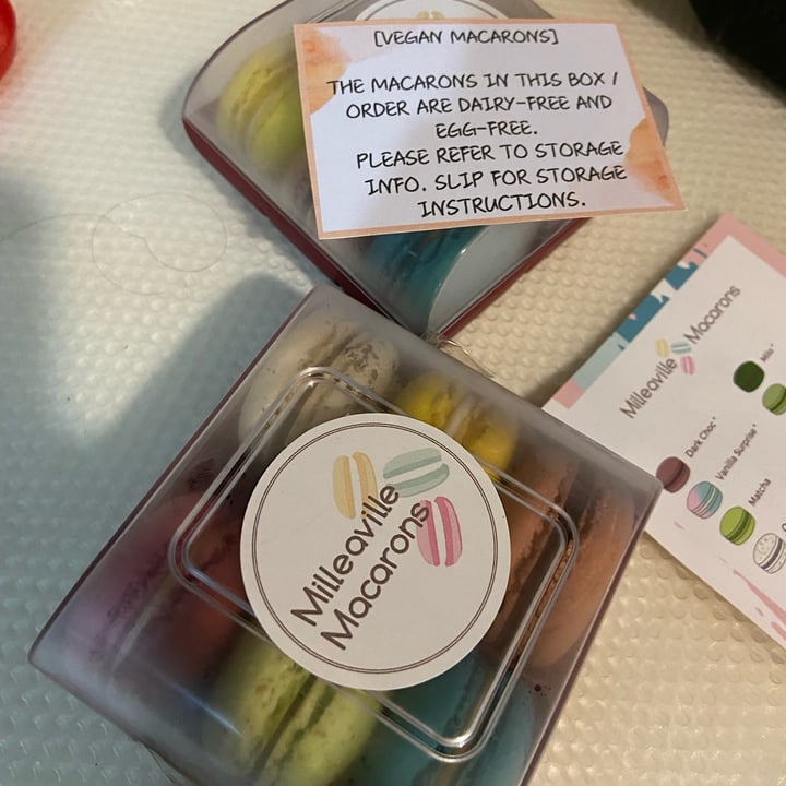 photo of Milleaville Macarons Vegan macarons shared by @fxk on  14 Aug 2023 - review