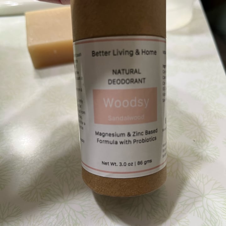 photo of Better Living and Home Deoderant shared by @montanavegan13 on  05 Apr 2023 - review