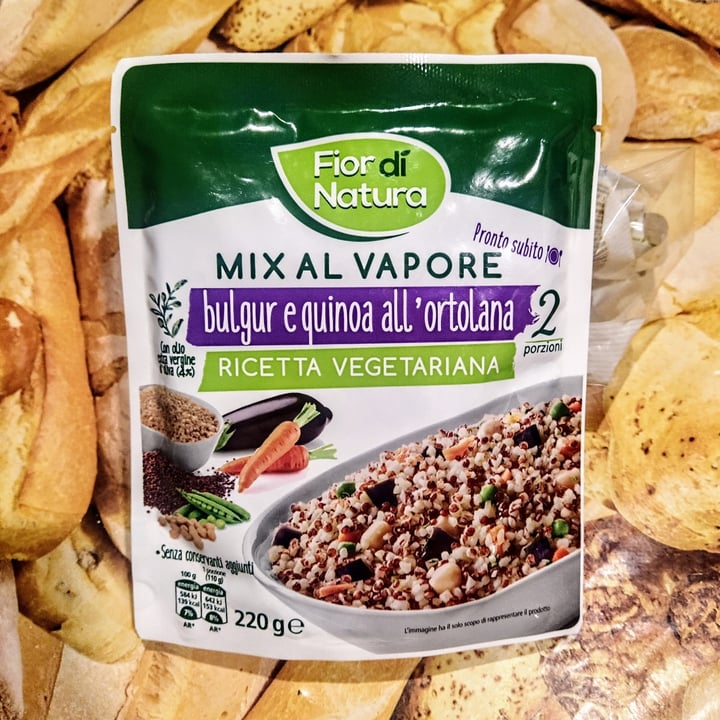 photo of Fior di Natura Mix al vapore bulgur e quinoa all'ortolana shared by @lidiaaguilar on  18 Jun 2023 - review