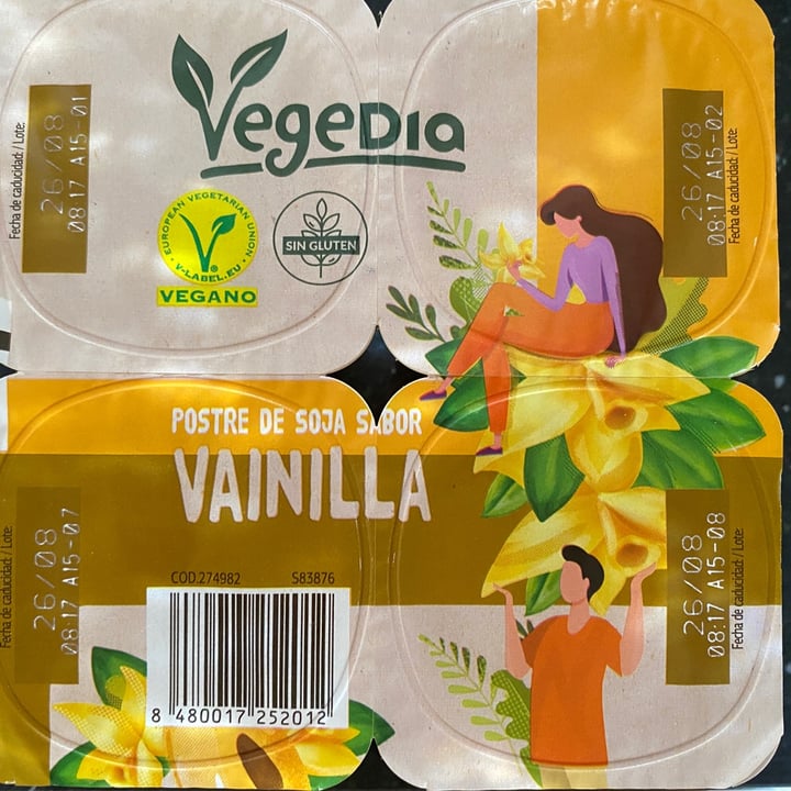 photo of Vegedia postre de soja sabir vainilla shared by @illulaura on  14 Aug 2023 - review