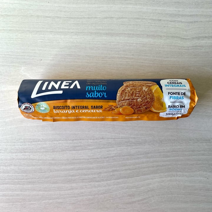 photo of Linea Biscoito Integral Laranja & Cenoura shared by @insignia on  20 Apr 2023 - review