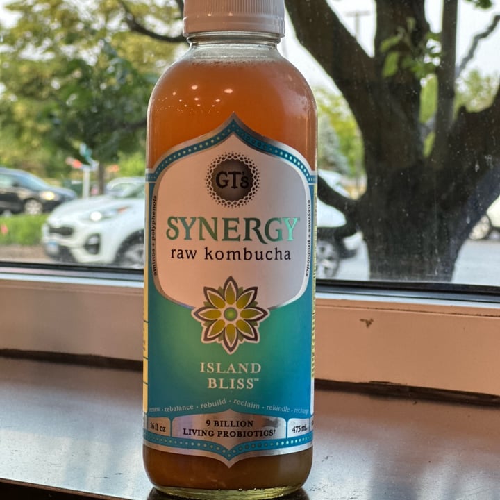 photo of GT’s Living Foods Island Bliss Kombucha shared by @berryveganplanet on  09 Jul 2023 - review