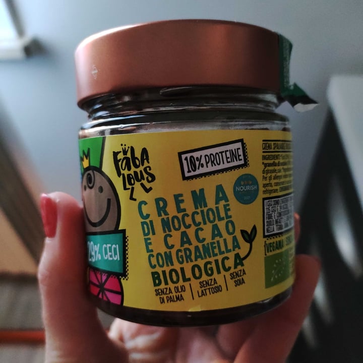 photo of Fabalous Organic Hazelnut and Cocoa Spread shared by @sarahtrombini22 on  19 Apr 2023 - review