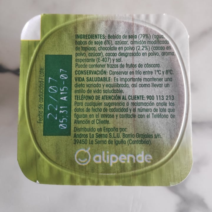 photo of Alipende Natillas De Chocolate shared by @lafleur on  08 Jul 2023 - review