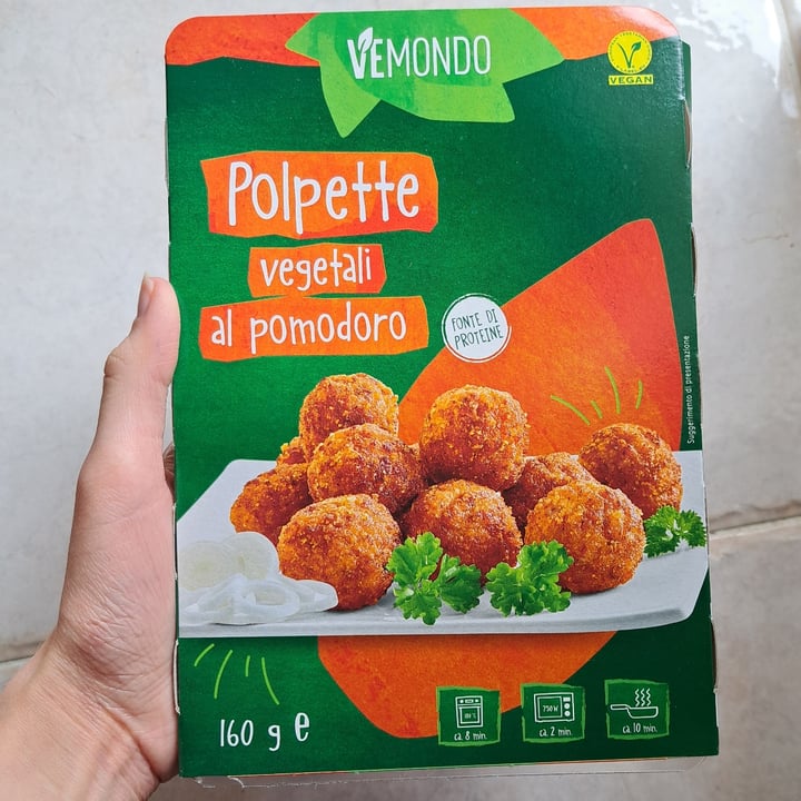 photo of Vemondo Polpette Vegetali al Pomodoro shared by @giuliasmart on  29 Apr 2023 - review