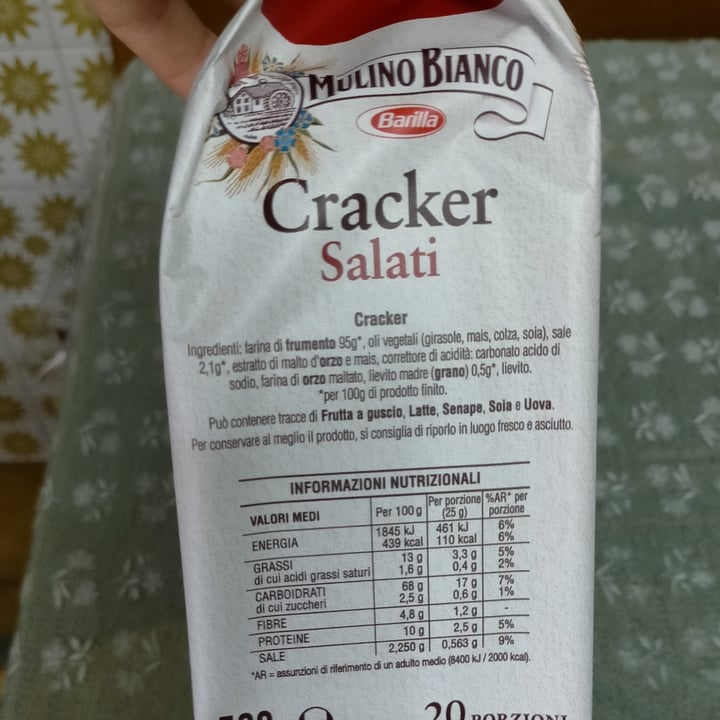 photo of Mulino Bianco Cracker Salati shared by @michelalessandra on  25 May 2023 - review