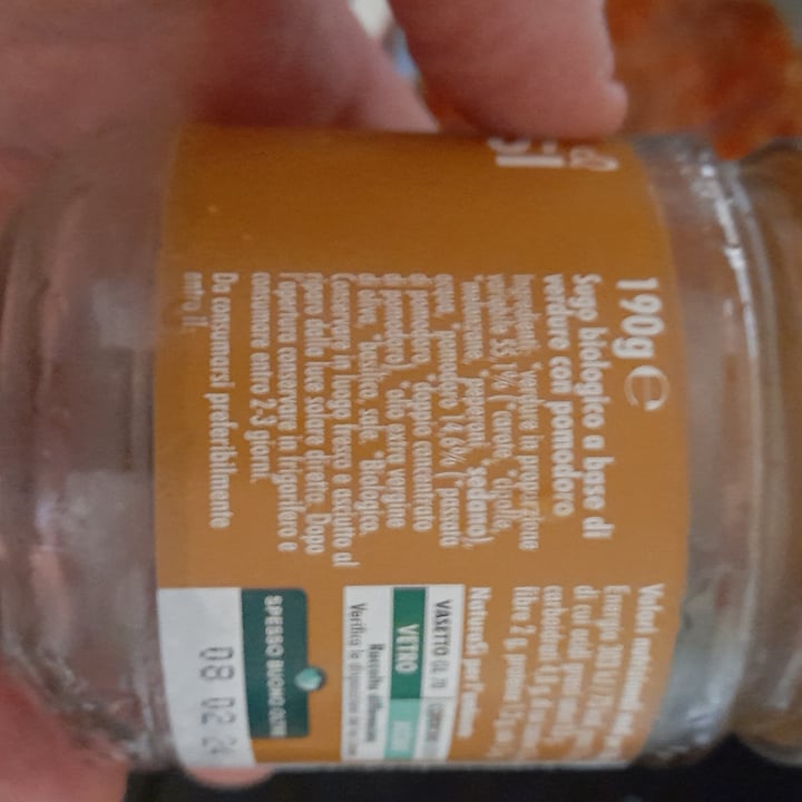 photo of Natura Sì Sugo Ortolano shared by @lupogrigio on  27 Mar 2023 - review