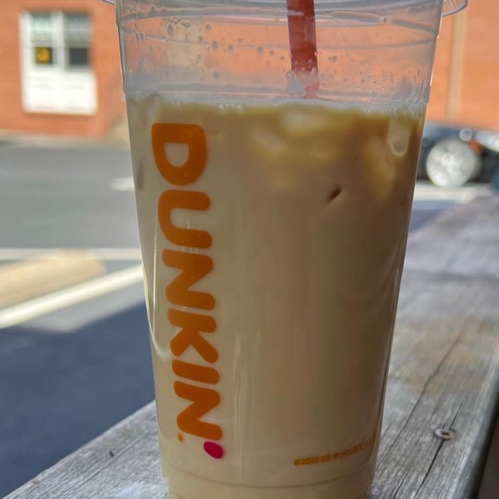 photo of Dunkin' Donuts Iced Hazelnut with Oat Milk shared by @kpaw on  14 May 2023 - review