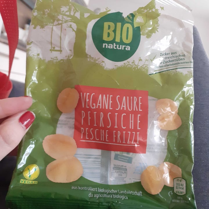 photo of Bio Natura Vegane saure pfirsiche shared by @frcasol on  08 Apr 2023 - review