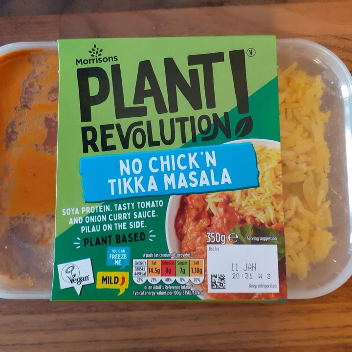 photo of Plant Revolution no chick tikka masala shared by @lucylou77 on  08 Jan 2023 - review