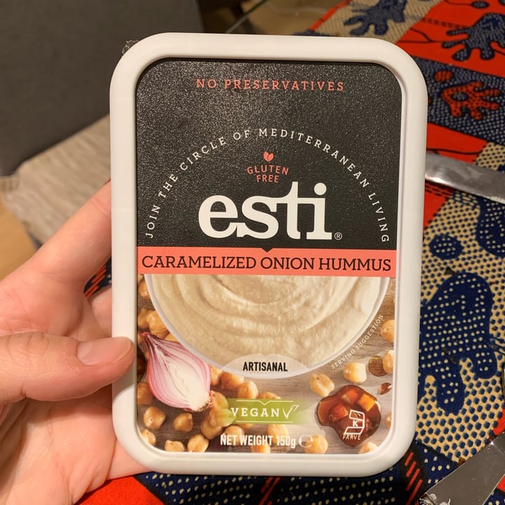 photo of Esti caramelised onion hummus shared by @fradelor on  04 Jan 2023 - review