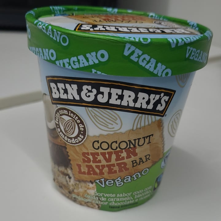 photo of Ben & Jerry's Coconut Seven Layer Bar Non-Dairy Frozen Dessert shared by @diogof on  24 Feb 2023 - review