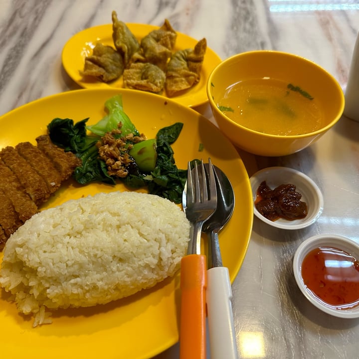 photo of Bodhi Deli 菩提斋 Chicken cutlet rice shared by @cslin90 on  21 Dec 2022 - review