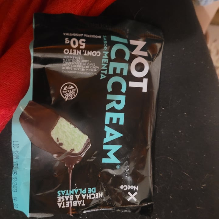 photo of NotCo not ice cream menta shared by @verodamico on  10 Feb 2023 - review