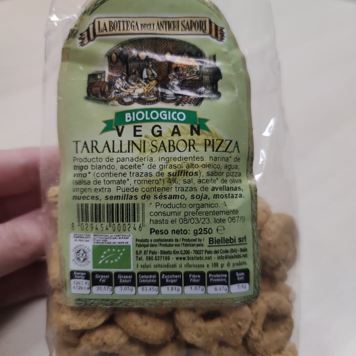 photo of La bottega degli antichi sapori tarallini gusto pizza shared by @irmaaa on  11 Feb 2023 - review