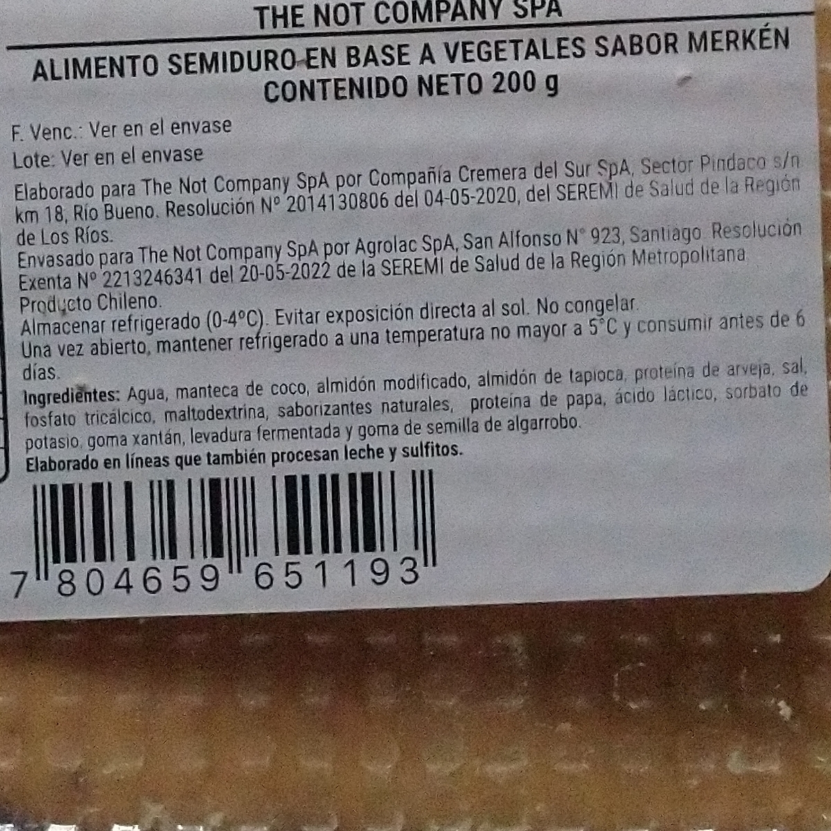Not Cheese Merken from NotCo - Vegan Product Reviews & Ratings | abillion