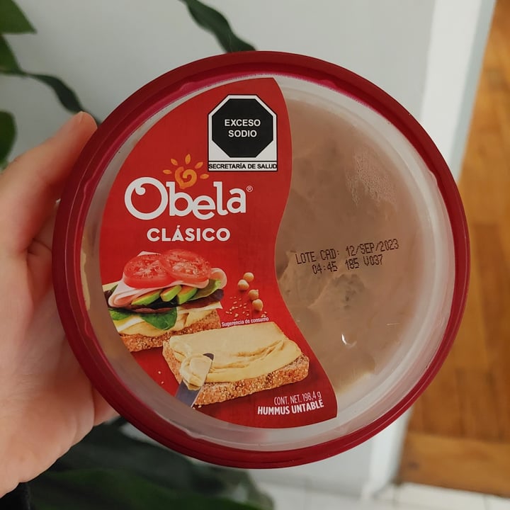 photo of Obela Hummus Clásico shared by @laisabel on  16 Aug 2023 - review