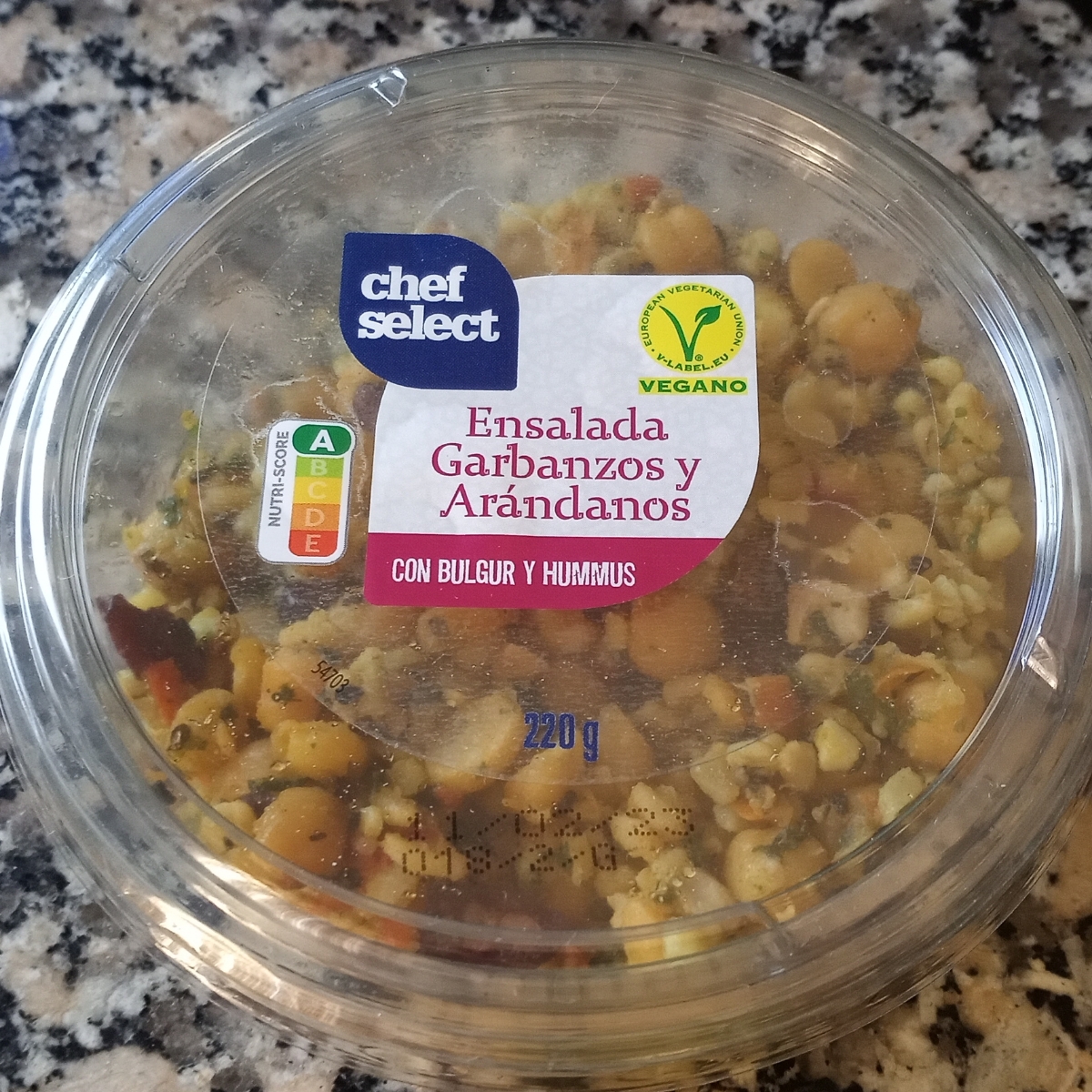 Chef Select Ensalada de garbanzos y arándanos, con bulgur y hummus Reviews abillion